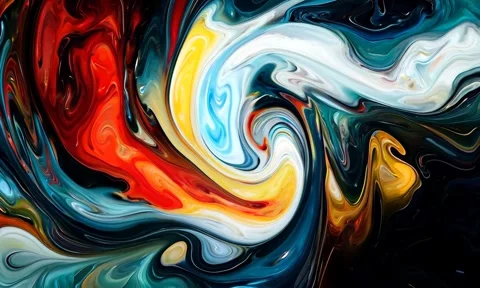 Abstract background Magic, , glowing fluid movement Stock Footage 302285933