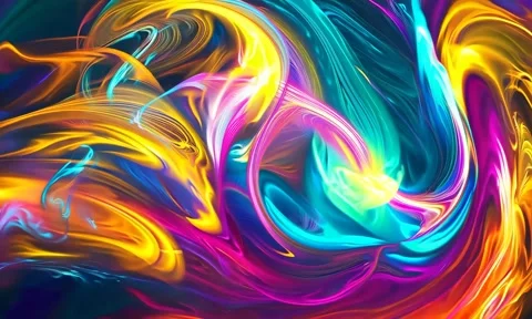 Abstract background Magic, , glowing fluid movement Stock Footage 302286033