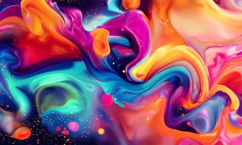Abstract background Magic, , glowing fluid movement Stock Footage 302286047