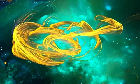 Abstract background Magic, , glowing fluid movement Stock Footage 302286068
