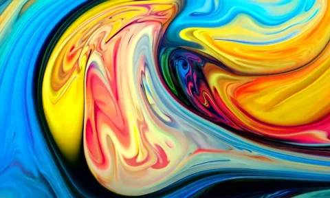 Abstract background Magic, , glowing fluid movement Stock Footage 302286262