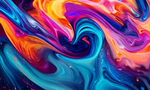 Abstract background Magic, , glowing fluid movement Stock Footage 302286324
