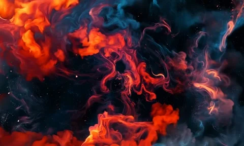 Abstract background Magic, , glowing fluid movement Stock Footage 302286388