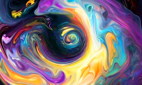 Abstract background Magic, , glowing fluid movement Stock Footage 302286418