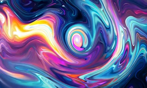 Abstract background Magic, , glowing fluid movement Stock Footage 302286446