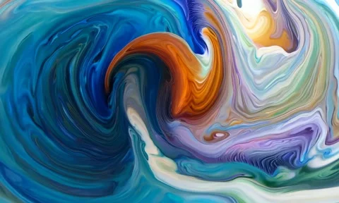 Abstract background Magic, , glowing fluid movement Stock Footage 302286458