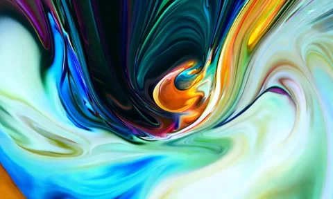 Abstract background Magic, , glowing fluid movement Stock Footage 302286505