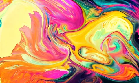 Abstract background Magic, , glowing fluid movement Stock Footage 302286516