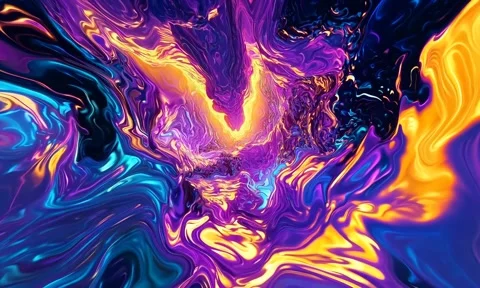 Abstract background Magic, , glowing fluid movement Stock Footage 302286583
