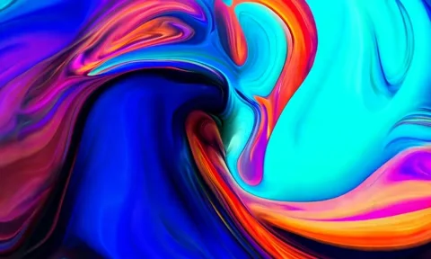 Abstract background Magic, , glowing fluid movement Stock Footage 302287380