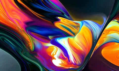 Abstract background Magic, , glowing fluid movement Stock Footage 302287655