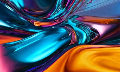 Abstract background Magic, , glowing fluid movement Stock Footage 302287664