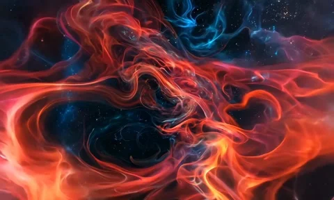 Abstract background Magic, , glowing fluid movement Stock Footage 302287685