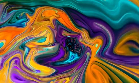 Abstract background Magic, , glowing fluid movement Stock Footage 302287770