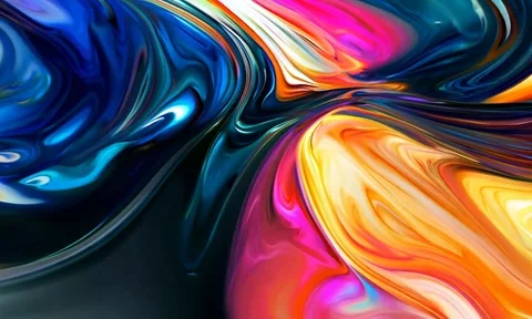 Abstract background Magic, , glowing fluid movement Stock Footage 302287791