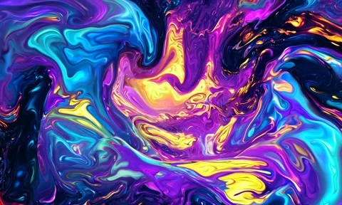Abstract background Magic, , glowing fluid movement Stock Footage 302288231