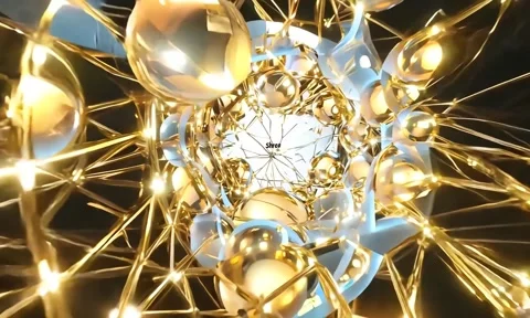 Abstract background Magic, , glowing fluid movement Stock Footage 302419730