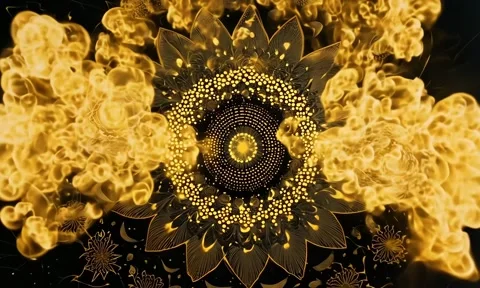 Abstract background Magic, , glowing fluid movement Stock Footage 302419794