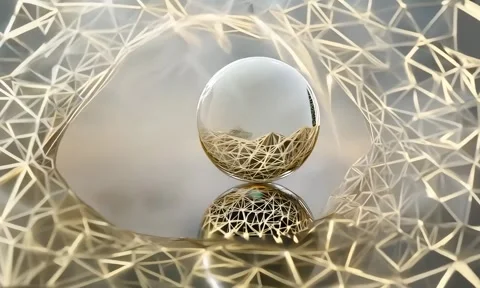 Abstract background Magic, , glowing fluid movement Stock Footage 302419801