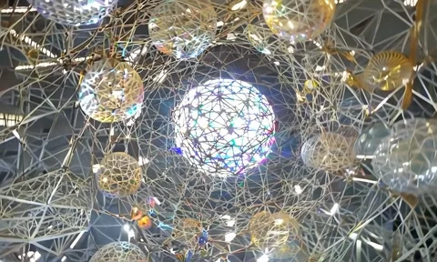 Abstract background Magic, , glowing fluid movement Stock Footage 302419810