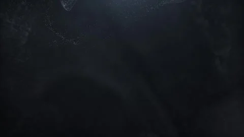 Abstract background of magic particles in color, particles glow and move with Stock Footage 317811432