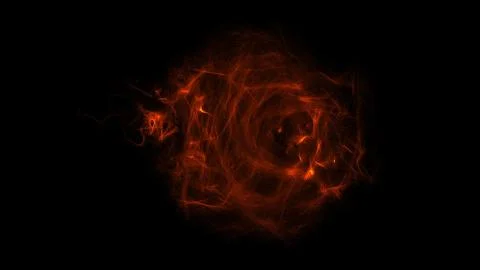 Abstract background with magic sphere. 3d rendering Stock Illustration