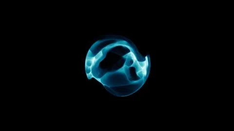Abstract background with magic sphere Stock Illustration