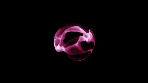 Abstract background with magic sphere Stock Illustration