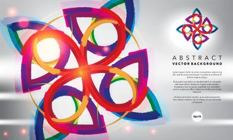 Abstract background. Mandala. Ilustración de archivo