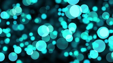 Abstract background with many of blue transparent circles. Computer generated 3d 스톡 일러스트
