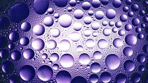 Abstract background of many bubbles Stock Photos