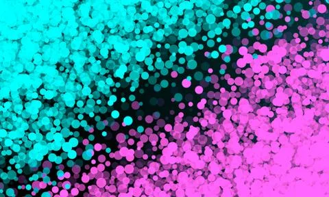 Abstract background of many circles of different sizes and different transpar Stock Illustration