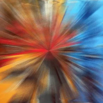 Abstract background with many colored pixels like an explosion 스톡 사진