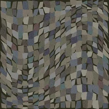 Abstract background of many different in shape and color curved elements.3d. Stock Illustration