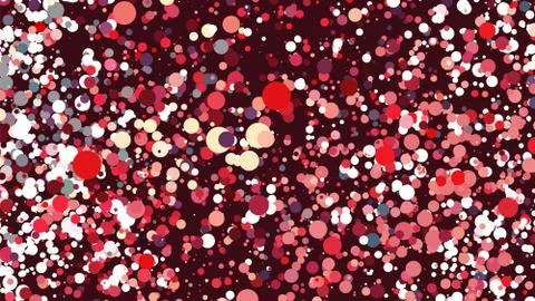 Abstract background with many falling tiny confetti pieces. vector background Illustrazione stock