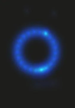 Abstract background of many glowing elements for website design, banners.3D. Illustrazione stock