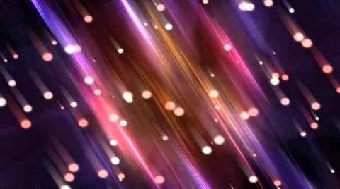 Abstract background with many light beams as downing comets, 3d render Abs... Stock Photos