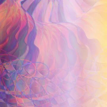 An abstract background of many thin curved lines.3d. 스톡 일러스트
