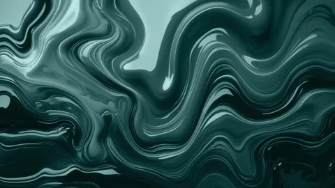 Abstract background of marble melting and moving in waves in shiny blue gray Видео 313039673