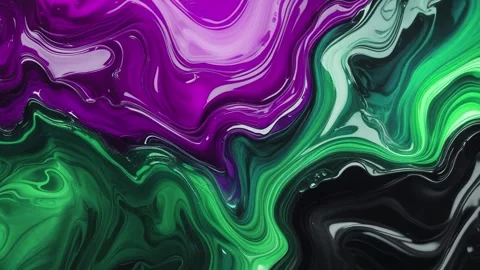 Abstract background of marble melting and moving in waves of purple mixed wi Stock Footage 313039995