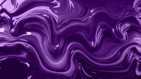 Abstract background of marble melting and moving in waves of shiny bright pu Stock Footage 313040068