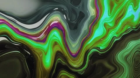 Abstract background of marble melting and moving in waves of shiny pale colo Stock Footage 313040129