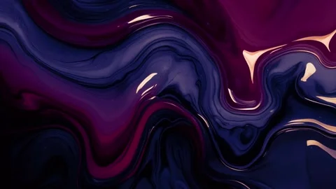 Abstract background of marble melting and moving in waves of shiny purple an Видео 313040136