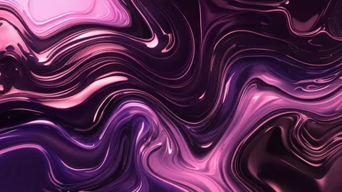 Abstract background of marble melting and moving in waves of shiny purple co 動画素材 313040151