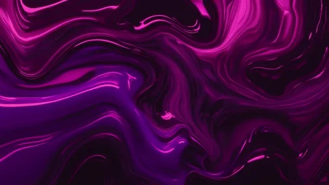 Abstract background of marble melting and moving in waves of shiny purple gr Stock Footage 313040179