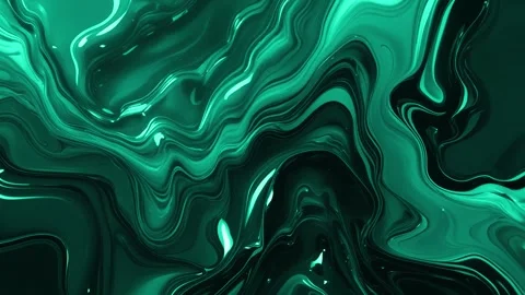 Abstract background of marble melting and moving in waves, smooth, shiny tur Видео 313040366