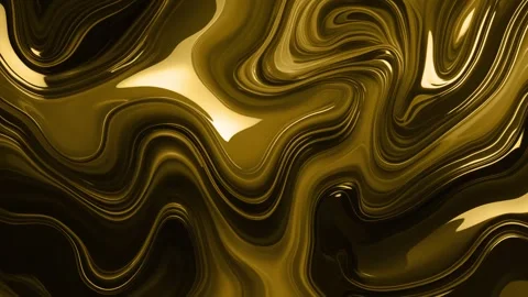 Abstract background of marble melting and moving in wavy gradient of shiny g 動画素材 313040416