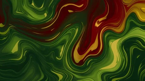 Abstract background of marble melting and moving in wavy gradients of dull g Stock Footage 313040422
