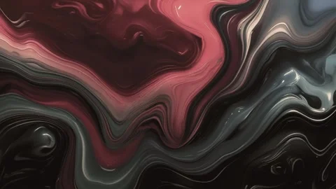 Abstract background of marble melting and moving in wavy gradients of maroon Stock Footage 313040492