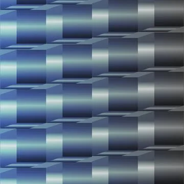 Abstract background of a mass of figures of different transparency .3d Illustrazione stock